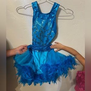 Blue jazz/tap costume
